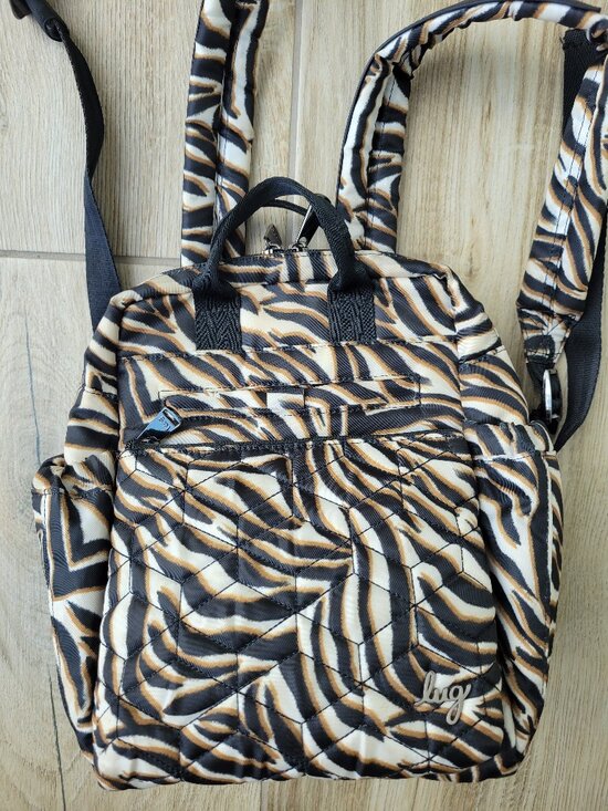 Lug Dodger Mini Backpack in Zebra Sand main image 4